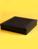 Black Morocco Plain Design Box For Packing Square Full Frame Boxes