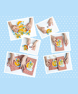 Design Tag for Packing 3d Character Tag