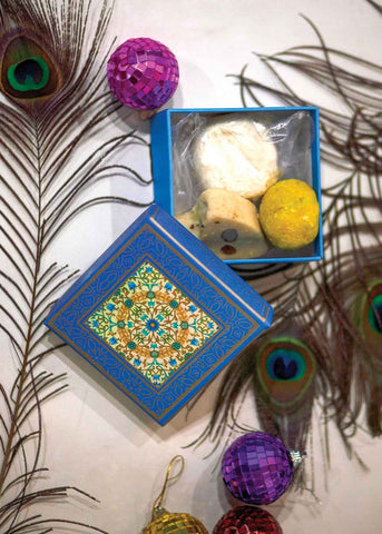 Gold Pattern with Floral Design