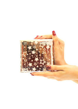 Silver Star Design Box for Packing