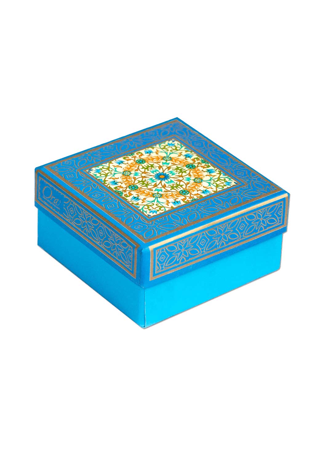 Gold Pattern with Floral Design