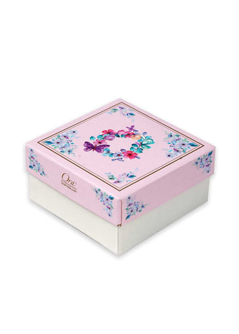 Water Colour Texture Floral Design Box for Packing