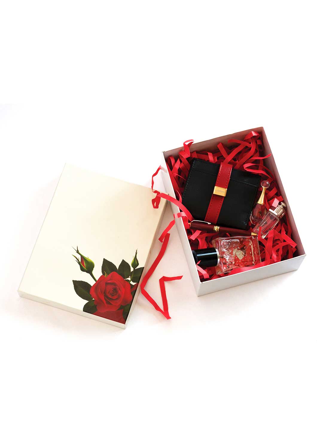 Red Roses on the Corner Design Box for packing