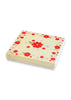 Off White Floral Design Box for Packing