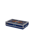 Blue Oranament Cloth Packing Gift Box