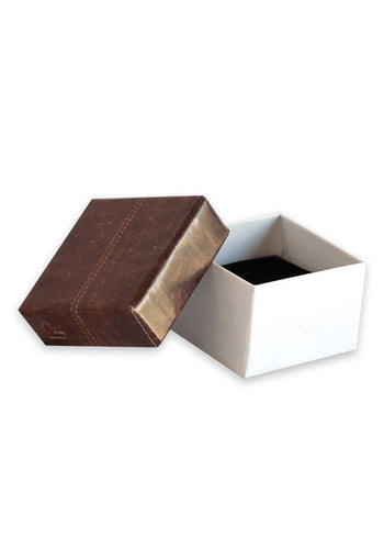 Leather Look Gift Box - Leather Design Box for Ring Packing Box