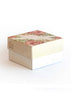 Off White Floral Design Box for Packing Gifts