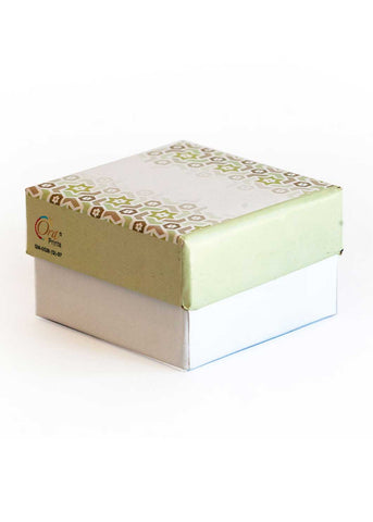 Green and White Design Box for Packing Gift