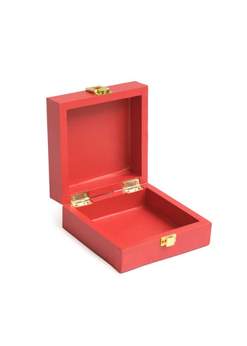 Small Premium Jewellery Box - Premium Gift Box - Custom Print Wooden Box | Remembrance Box Wedding Personalized  | Bidhbox