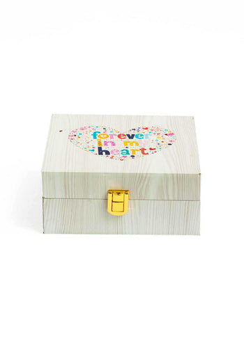 Small Premium Jewellery Box - Premium Gift Box - Custom Print Wooden Box | Remembrance Box Wedding Personalized  | Bidhbox