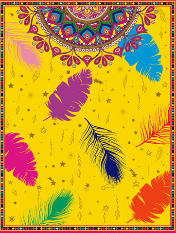 Yellow Plans, Activities, Experiments, Style Art Cloth  Design Design Bag for Packing