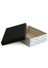 Black and White Star - Golden White And Red Star Design Box For Cloth Packing Packing