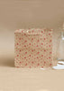Craft Paper Bag Star Pattern - Craft Bag - Golden Silver Red - 9x9 Paper Bag