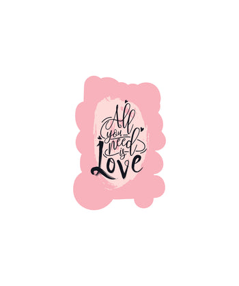 Design Love Quotes Sticker for Packing Stickers