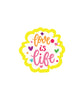 Design Love Quotes Sticker for Packing Stickers