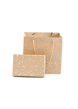 Craft Box Dotted Pattern Design Box for Packing with Tray