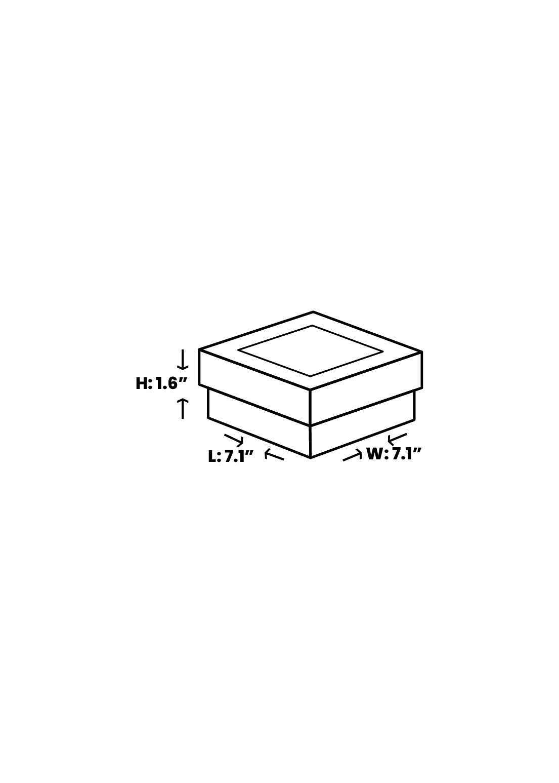 Craft Box Line Pattern Design Box for Packing
