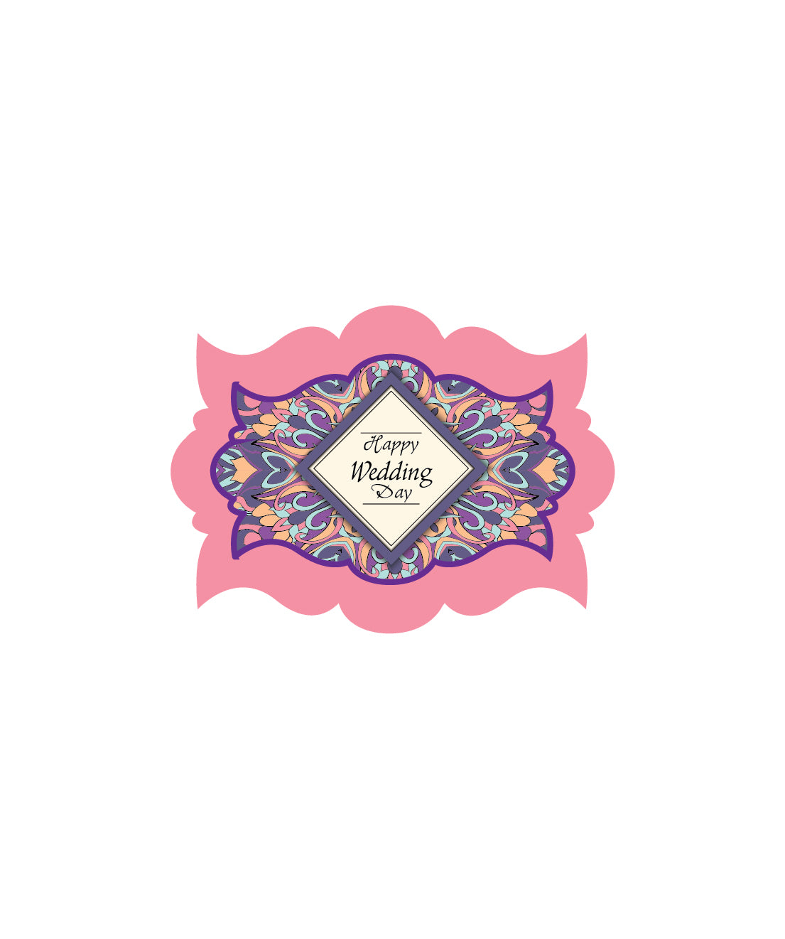 Design Wedding Sticker for Packing Stickers