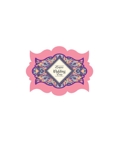 Design Wedding Sticker for Packing Stickers