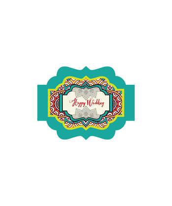 Design Wedding Sticker for Packing Stickers