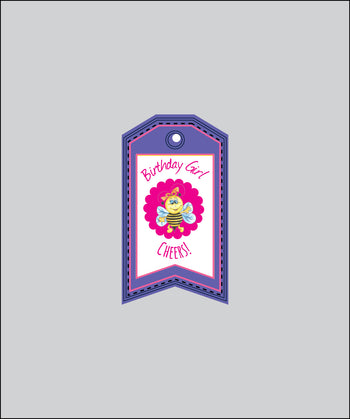 Design Tag for Packing 3d Birthday Tag