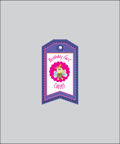 Design Tag for Packing 3d Birthday Tag