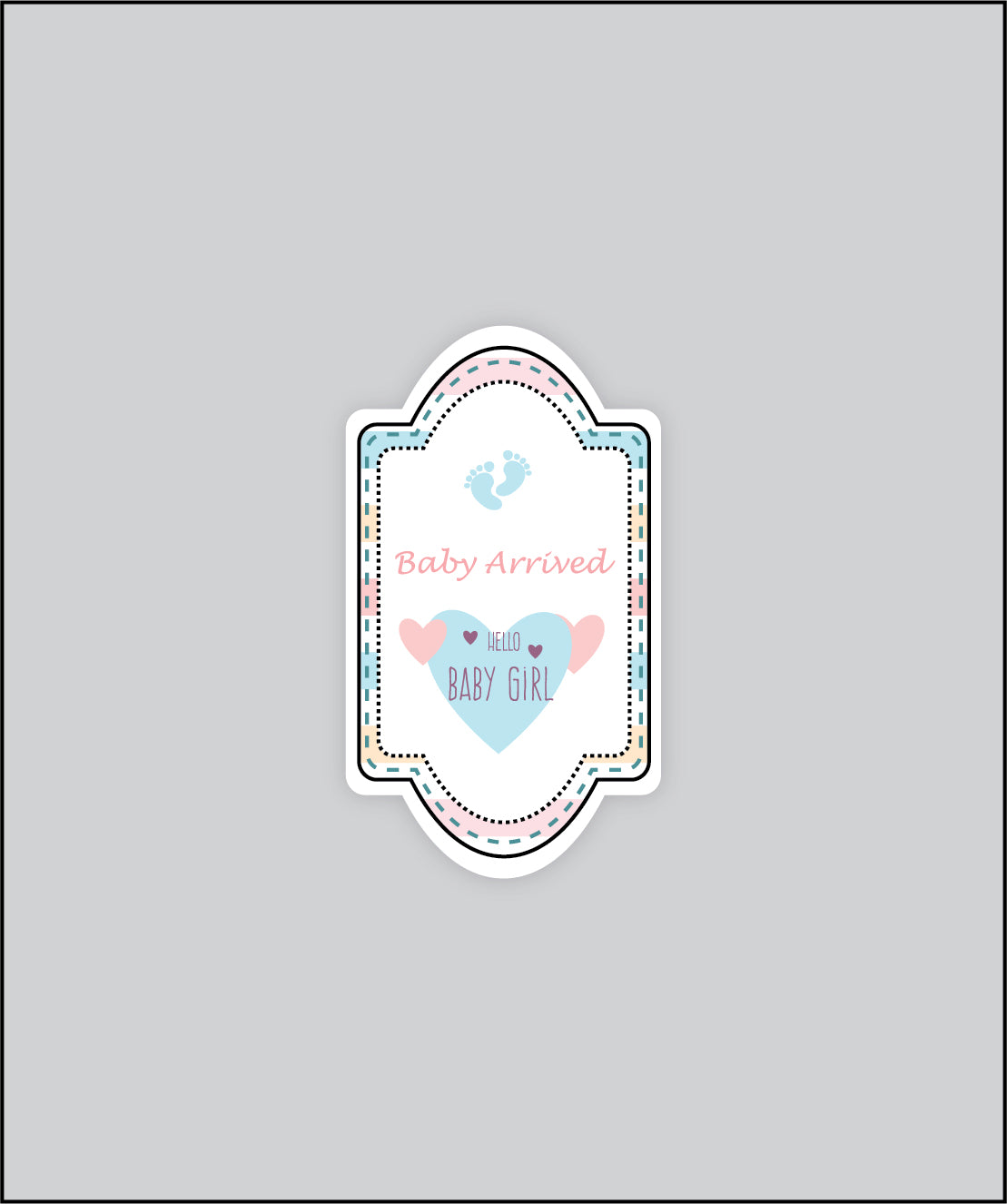 Design Tag for Packing 3d Birthday Tag