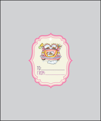 Design Tag for Packing 3d Wedding Tag