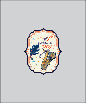 Design Tag for Packing 3d Wedding Tag