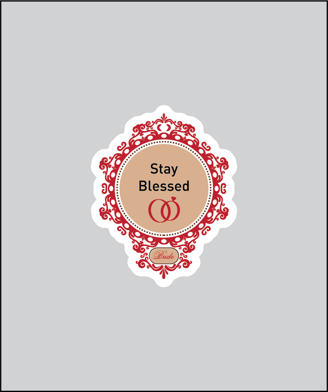 Design Tag for Packing 3d Wedding Tag