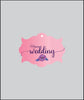 Design Tag for Packing 3d Wedding Tag