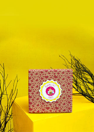 Craft Box Heart Pattern Design Box for Packing Birthday Stickers Boxes