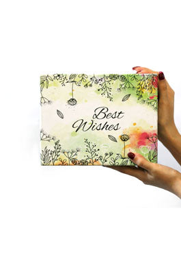 Best Wishes Design Box for Packing Wedding Gift Boxes