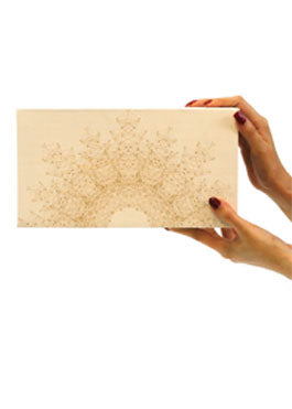 White and Gold Design Box for Packing